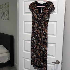 Abercrombie & Fitch open-back asymm. slit dress